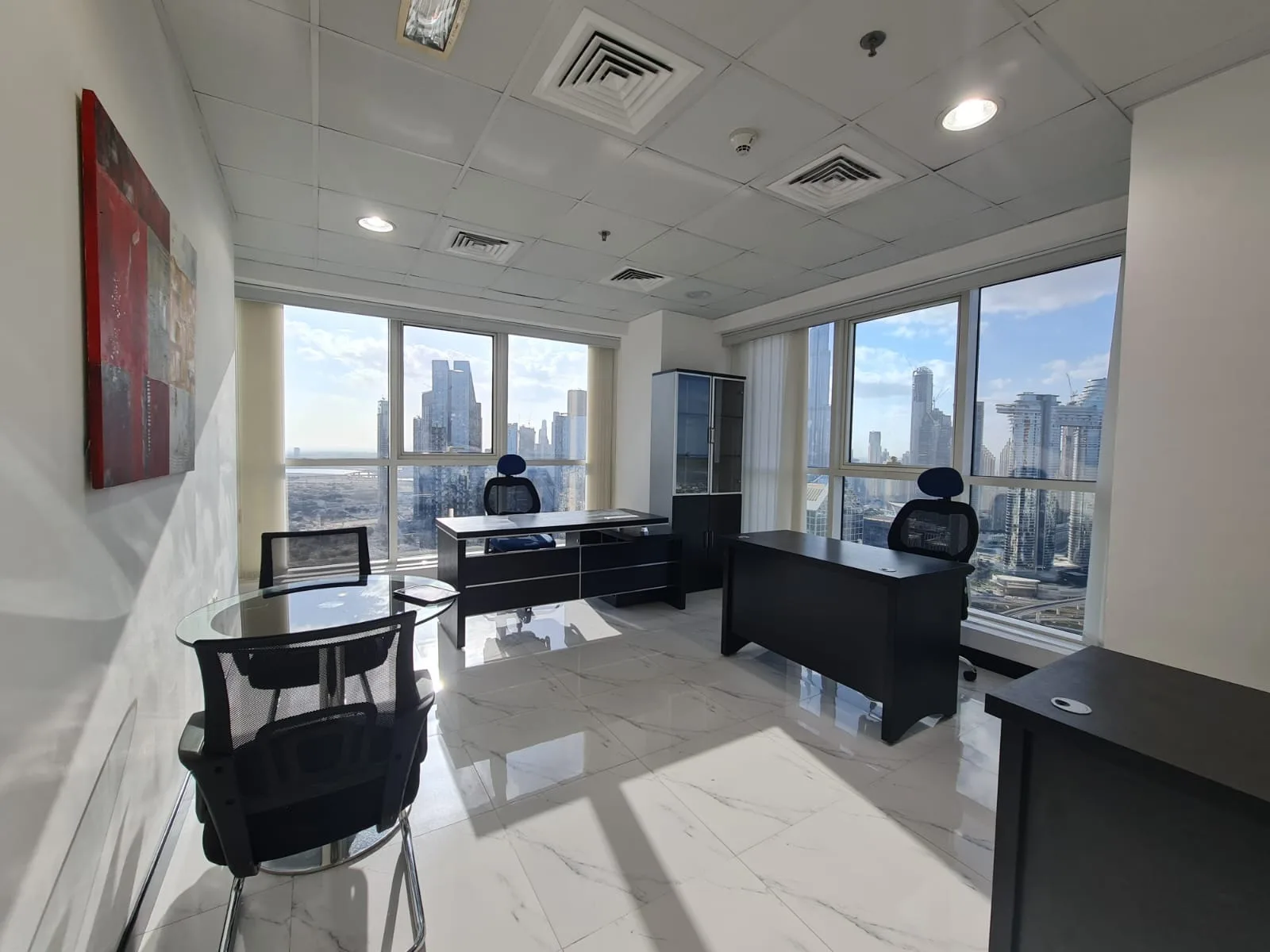 Office interior detail