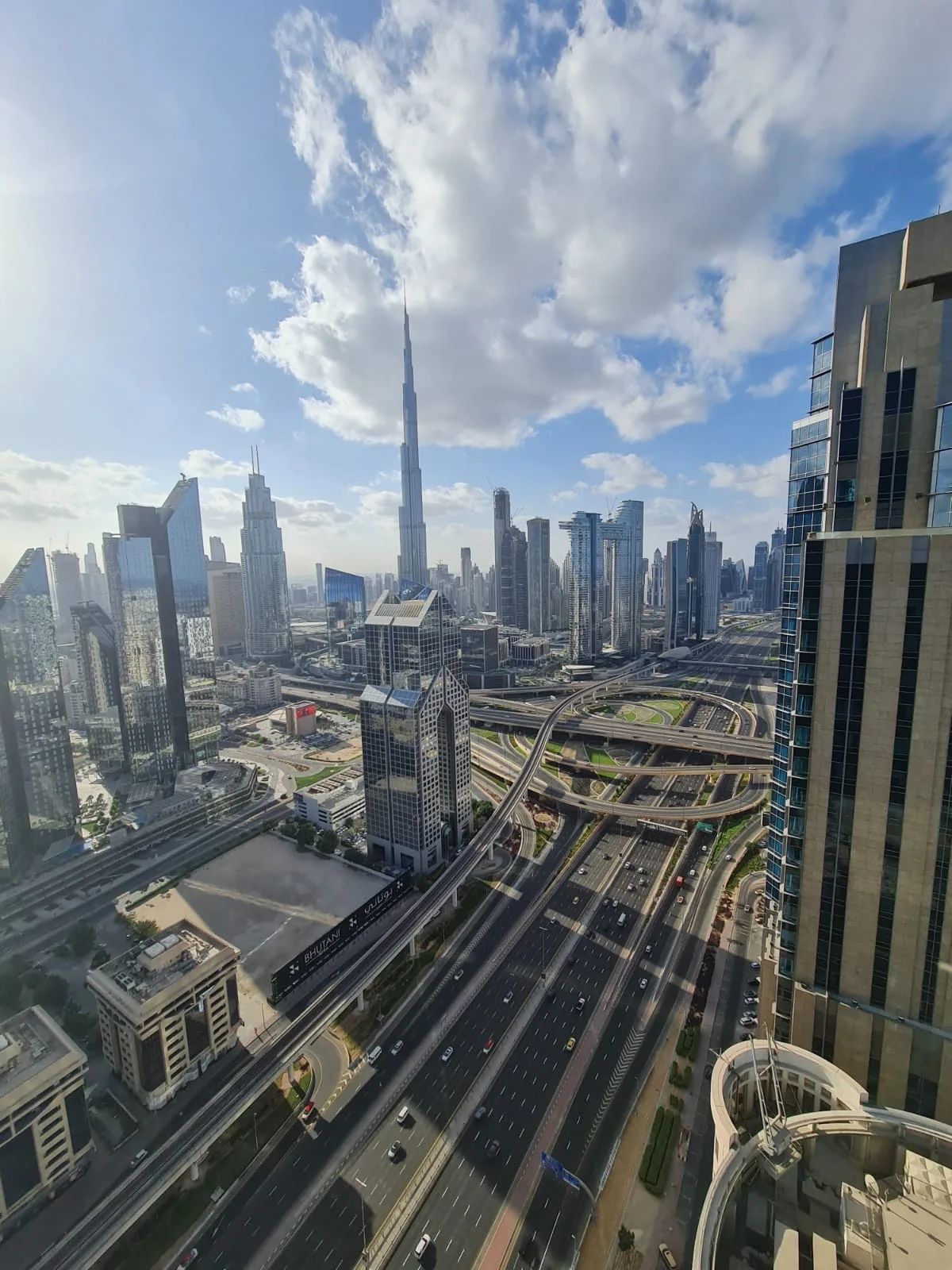 Burj Khalifa skyline in daylight